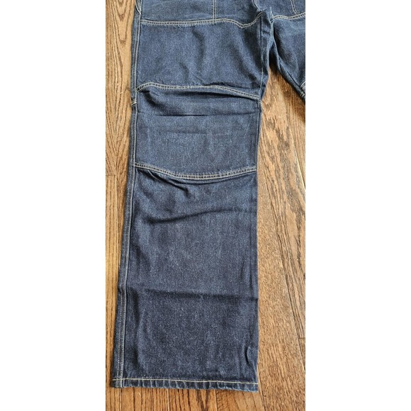 Marithe Francois Girbaud Jeans Mens 38L Blue Baggy Y2K Streetwear Skater Hip Hop - Picture 3 of 14